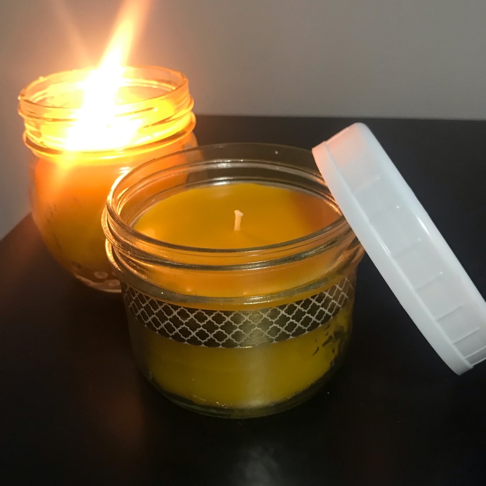 🐝Pure Bees Wax Hand Poured Candle🐝